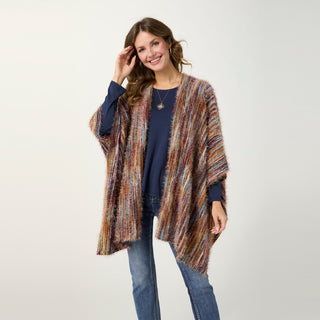 Chevela Eyelash Wrap - Autumn Rust