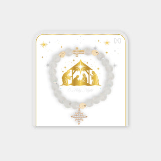 O Holy Night Bracelet - White/Gold