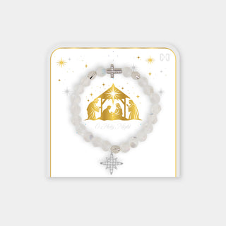 O Holy Night Bracelet - White/Silver
