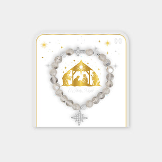 O Holy Night Bracelet - Grey/Silver