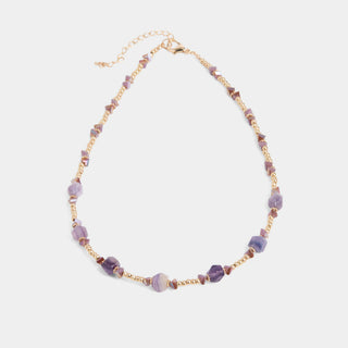 Allegra Necklace - Purple