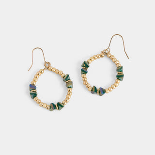 Allegra Earrings - Green