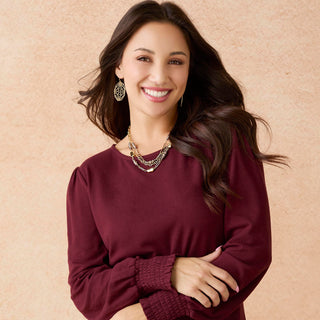 Nadia Necklace - Brown