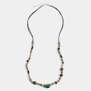 Kenji Necklace - Moss Green