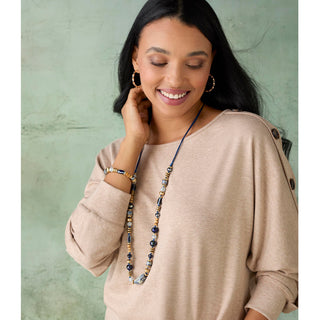 Kenji Necklace - Deep Blue