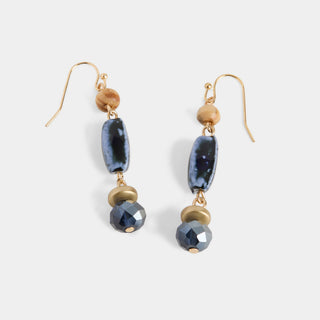 Kenji Earrings - Deep Blue