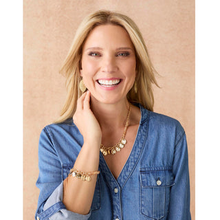 Goldie Necklace - Peach