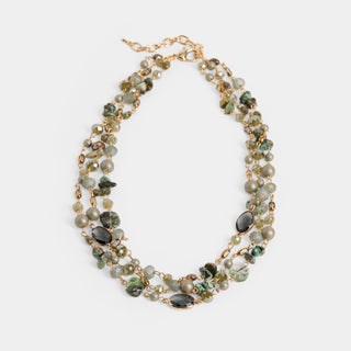 Opal Necklace - Olive