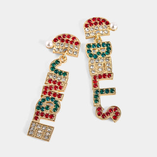 Jingle Bells Earrings - Red/Green