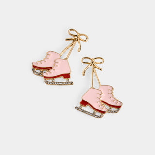 Blush Skates Earrings - Blush