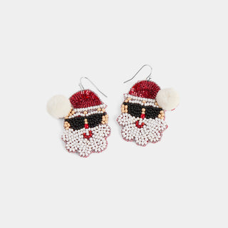 Sunglasses Santa Earrings