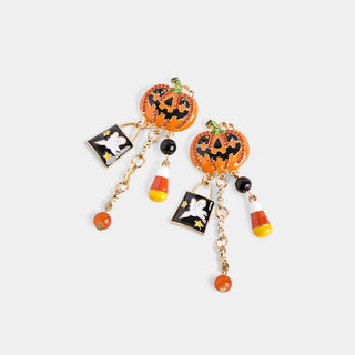 Pumpkin Earrings - Orange
