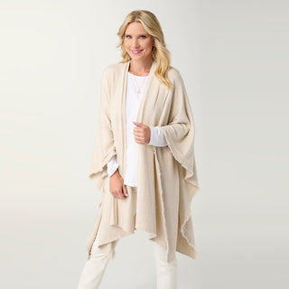 Heavenly-Luxe Pull Thru Wrap with Fringe