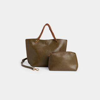 Ayesha Mini Tote w/ Braided handle