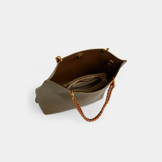 Ayesha Mini Tote w/ Braided handle