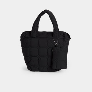 Kairo Puffer Tote - Black