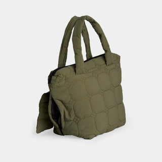 Kairo Puffer Tote - Olive