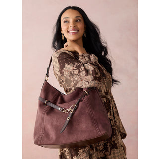 Fairlee Hobo w/ Belt Strap - Cognac