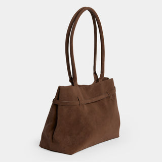 Herma Tote w/ Long Straps - Chocolate