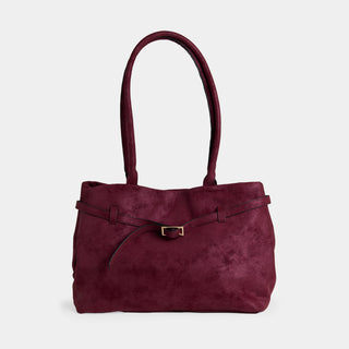 Herma Tote w/ Long Straps - Wine