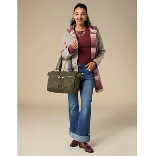 Kyra Nylon Ipad Tote - Olive