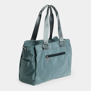 Kyra Nylon Ipad Tote - Sea Green