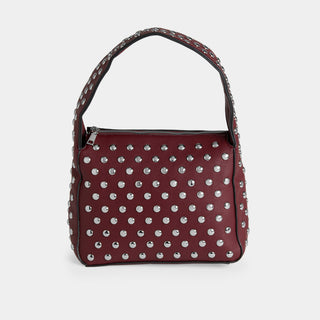Merritt Studded Tote - Merlot
