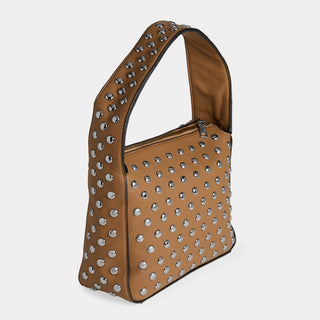 Merritt Studded Tote - Tan