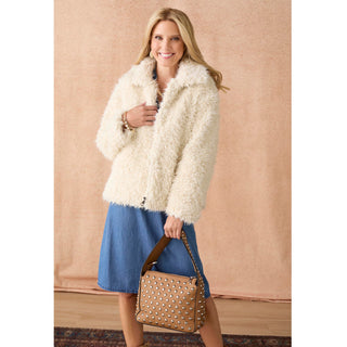 Merritt Studded Tote - Tan
