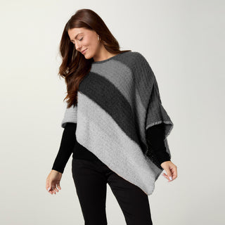 Arden Supersoft Stripe Poncho