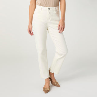 Marky Cutout Ankle Pant - Coconut Milk