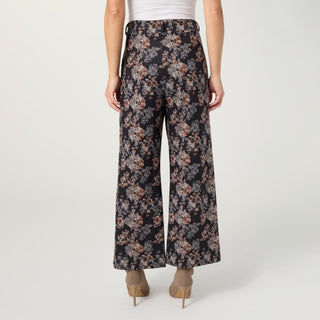 Shyanne Wide Leg Crop Pant - Floral Print