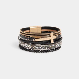 Amen Magnetic Bracelet - Black