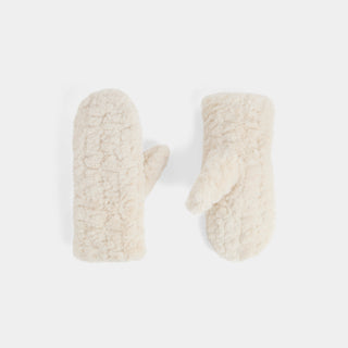 Frosty Morning Sherpa Mittens - Oatmeal