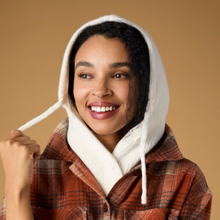 Hooded Scarf - Black