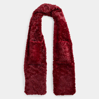 Anika Hidden Pocket Scarf - Red