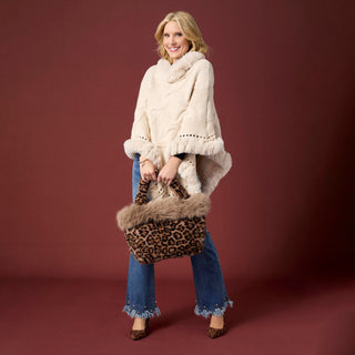 Lumi Leopard Tote - Tan Leopard