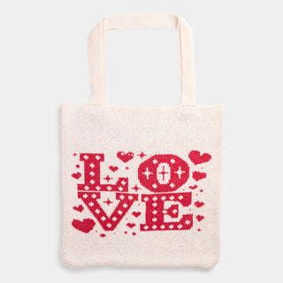 Valentine's Day Shopper Tote - Love
