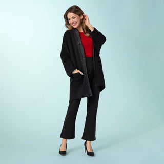 Helena Soft Contour Lightweight Sweater - Tango Red