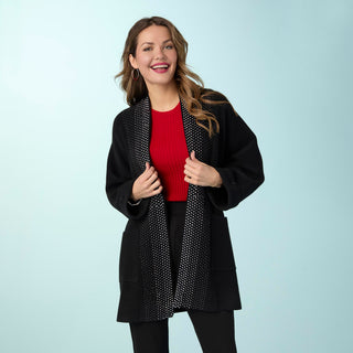 Helena Soft Contour Lightweight Sweater - Tango Red