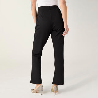 Celyse Baby Flare Pant with Lace and Rhinestones - Black