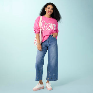 Love Sweatshirt - Pink