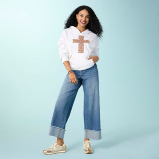 Bambu Soft Wide Ankle with Cuff - Medium Denim