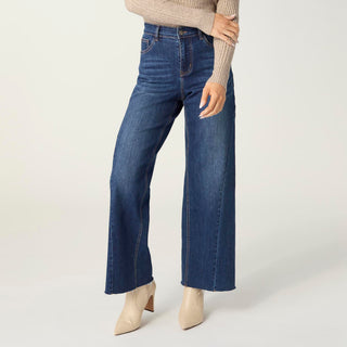 Bambu Soft Wide with Side Panel - Dark Denim