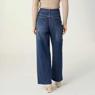 Bambu Soft Wide with Side Panel - Dark Denim