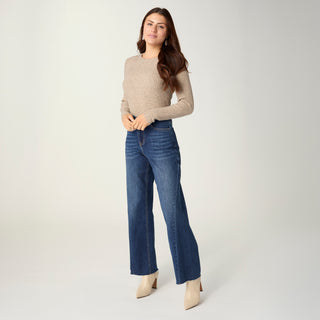 Bambu Soft Wide with Side Panel - Dark Denim