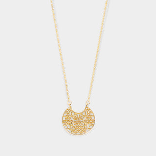 Gold Fern Dangle Necklace - Final Sale