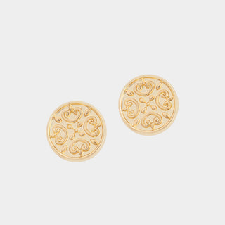Gold Fern Stud - Final Sale