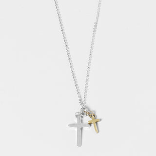 Dual Cross Necklace