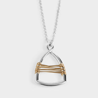 Wire Infinity Dangle Necklace